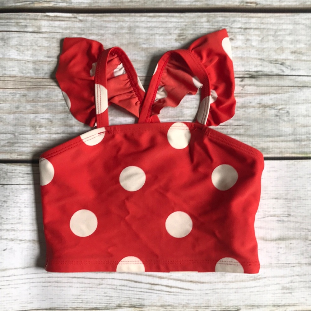 Hanna Anderson Polka Dot Swim Top